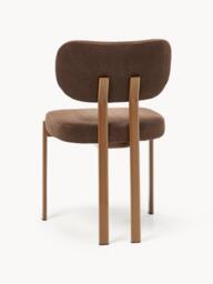 Upholstered Corduroy Dining Chair Adrien - thumbnail 4