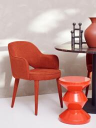 Round Side Table Zig Zag - thumbnail 2