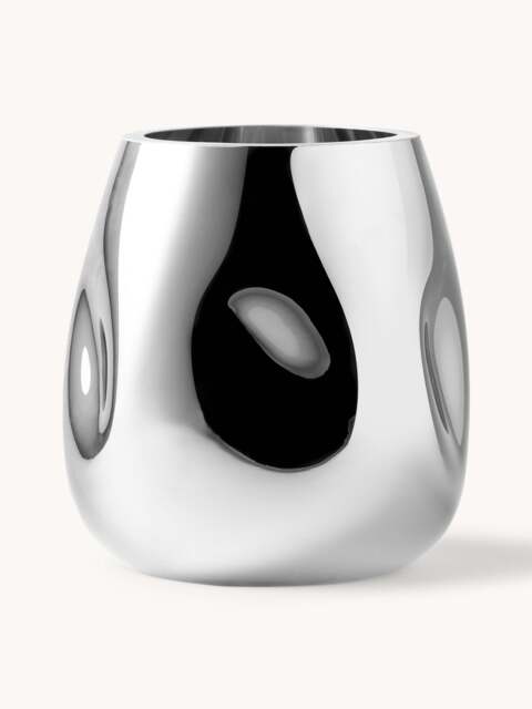 Mouth-Blown Glass Vase Mirror, H 17 cm - image 1