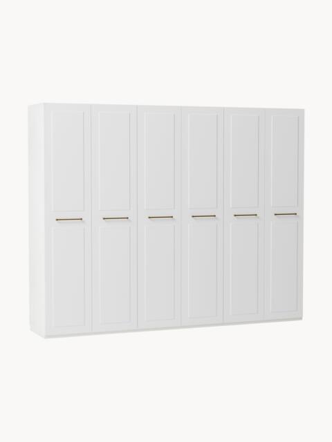 Modular Hinged Door Wardrobe Charlotte, 100 cm Wide, in various sizes