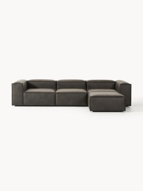 Modular Leather Sofa Lennon (4-seater) with Ottoman (left/right) - image 1