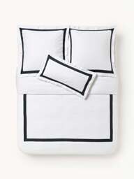 Egyptian Cotton Mako Sateen Duvet Cover Rochelle - thumbnail 3