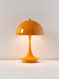 Small Portable LED Table Lamp Panthella 160, Design Verner Panton - thumbnail 4
