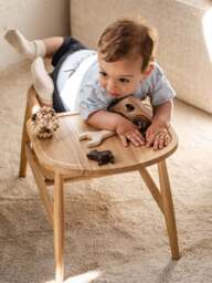 Kids Handmade Oak Wood Chair Smilla - thumbnail 5