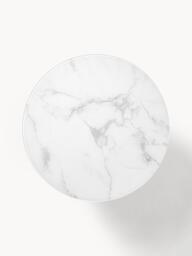 Round Coffee Table Antigua with Marble Effect Glass Top - thumbnail 3