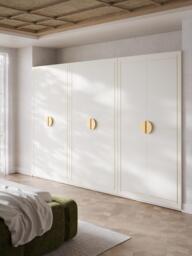 Modular Hinged Door Wardrobe Denise, 300 cm Wide, in various sizes - thumbnail 2
