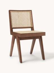 Wooden Dining Chair Sissi with Viennese Wickerwork - thumbnail 1