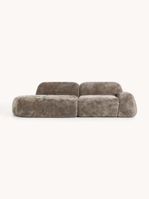 Modular Teddy Bouclé Chaise Wolke (3-seater) - image 1