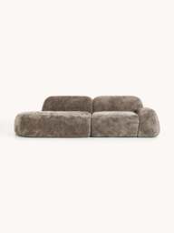 Modular Teddy Bouclé Chaise Wolke (3-seater)