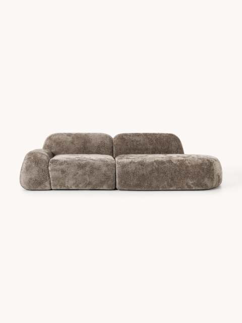 Modular Teddy Bouclé Chaise Wolke (3-seater) - image 1