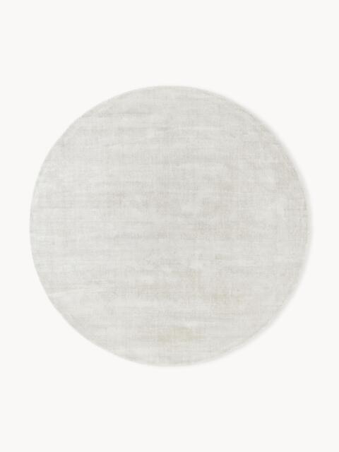 Round Hand-Woven Viscose Rug Jane