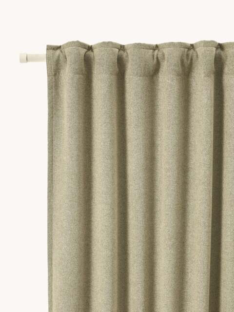 Blackout Multi-Band Curtains Tulia, Set of 2, W 140 cm - image 1
