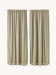 Blackout Multi-Band Curtains Tulia, Set of 2, W 140 cm - thumbnail 2