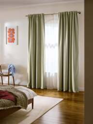 Blackout Multi-Band Curtains Tulia, Set of 2, W 140 cm - thumbnail 6