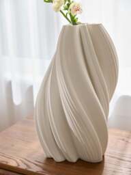3D Printed Porcelain Vase Melody, H 42 cm - thumbnail 7
