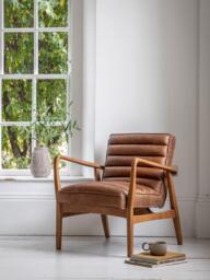 Leather Lounge Chair Datsun - thumbnail 2
