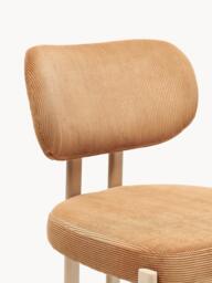 Upholstered Corduroy Dining Chair Adrien - thumbnail 6