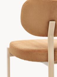 Upholstered Corduroy Dining Chair Adrien - thumbnail 5