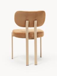 Upholstered Corduroy Dining Chair Adrien - thumbnail 4