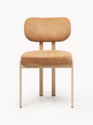 Upholstered Corduroy Dining Chair Adrien - thumbnail 2