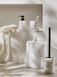 Marble Effect Bathroom Accessories Kyle, Set of 3 - thumbnail 2
