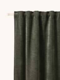 Blackout Multi-Band Curtains Sandra, Set of 2, W 130 cm