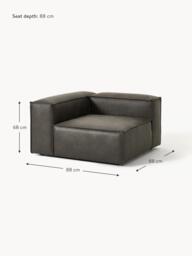 Leather Corner Module Lennon - thumbnail 2