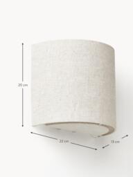 Linen Wall Lamp Ron - thumbnail 5