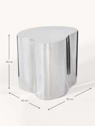 Metal Side Table Dale in Organic Shape - thumbnail 9