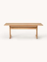 Extendable Oak Wood Dining Table Brynn, in various sizes - thumbnail 2