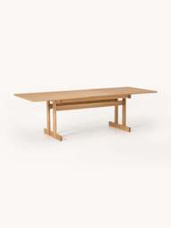 Extendable Oak Wood Dining Table Brynn, in various sizes - thumbnail 3