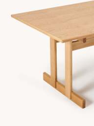 Extendable Oak Wood Dining Table Brynn, in various sizes - thumbnail 5