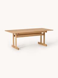 Extendable Oak Wood Dining Table Brynn, in various sizes - thumbnail 1