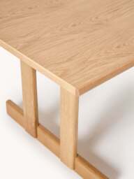 Extendable Oak Wood Dining Table Brynn, in various sizes - thumbnail 6
