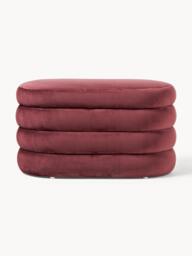 Small Velvet Upholstered Bench Alto with Storage Space - thumbnail 4