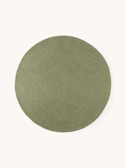 Round Hand-Tufted Wool Rug Eleni - image 1