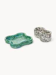Decorative Engineered Marble Bowls Elara, Set of 2 - thumbnail 1