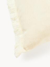 Linen Cushion Cover Luana with Fringes - thumbnail 2