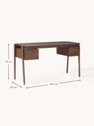 Wooden Desk Libby with Drawers - thumbnail 9