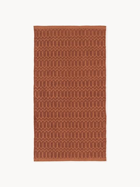 Hand-Woven Indoor & Outdoor Rug Rune with Geometric Pattern - image 1