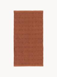 Hand-Woven Indoor & Outdoor Rug Rune with Geometric Pattern - thumbnail 1
