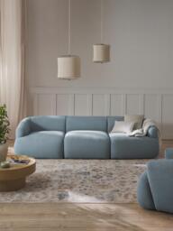 Modular Bouclé Sofa Sofia (3-seater) - thumbnail 9