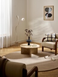 Round Hand-Tufted Wool Rug Zayne - thumbnail 7