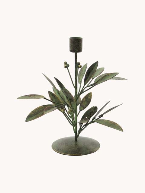 Handmade Candle Holder Leaves - image 1