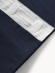 Opaque Multi-Band Curtains Jensen, Set of 2, W 130 cm - thumbnail 7