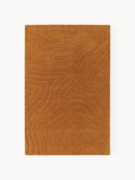 High-Low Wool Rug Aaron, Hand-Tufted