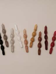 Handcrafted Tapered Candles Twist, Set of 2 - thumbnail 2