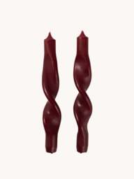 Handcrafted Tapered Candles Twist, Set of 2 - thumbnail 3