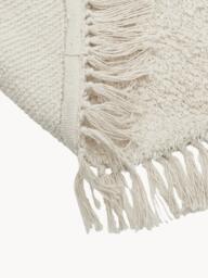 Round Hand-Tufted Cotton Rug Daya with Fringes - thumbnail 5