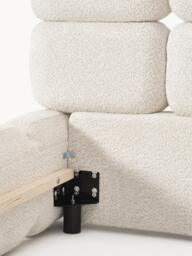 Upholstered Teddy Bouclé Bed Tayla - thumbnail 6